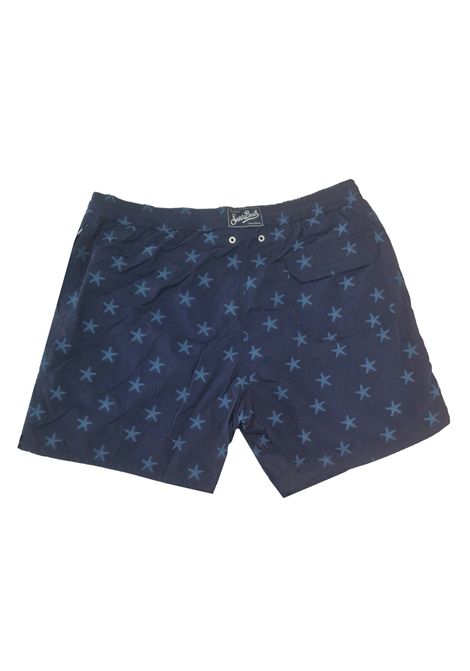 Costume uomo Patmos MC2 Saint Barth 01053H Blu jacquard all over seastars coulisse occhielli MC2 SAINT BARTH | Costume | PATMOS01053H61